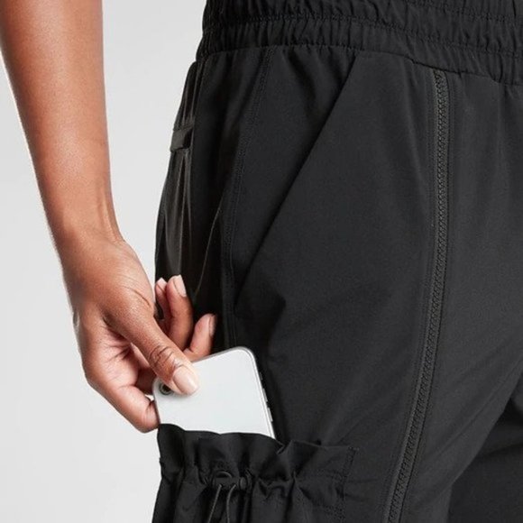 Athleta Stay Fly Pants size MT Black - Picture 3 of 9